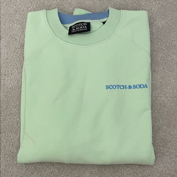 Scotch & Soda Light Green Crewneck - Picture 1 of 1